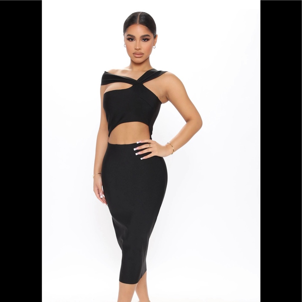 Bad And Bandage Midi Dress -